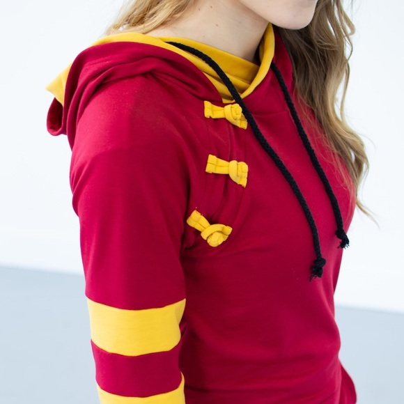 Burgundy & Gold MN Hoodie - Picture 3 of 4